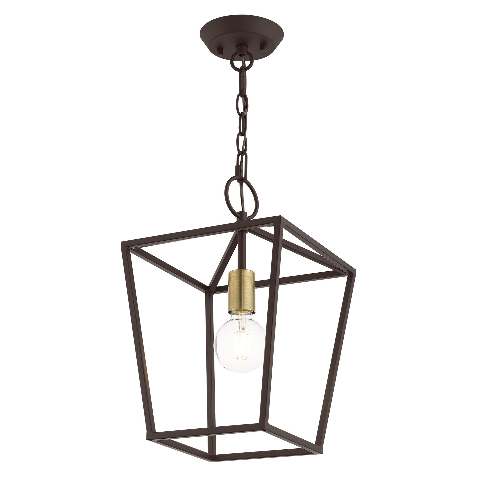 Image 7 Devone 1 Light Bronze Convertible Lantern more views