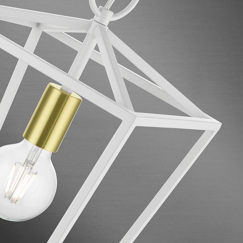 Image 6 Devone 1 Light White Convertible Lantern more views