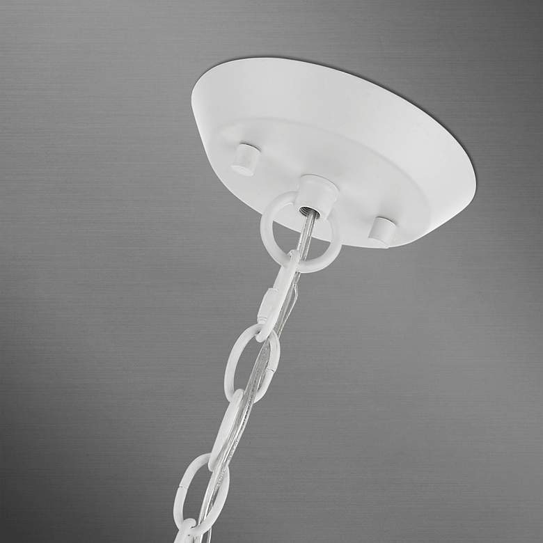 Image 7 Devone 1 Light White Convertible Lantern more views