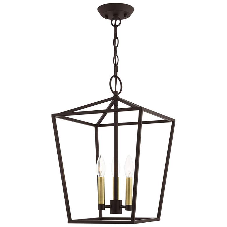 Image 1 Devone 3 Light Bronze Convertible Lantern