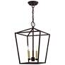 2_Devone 3 Light Bronze Convertible Lantern