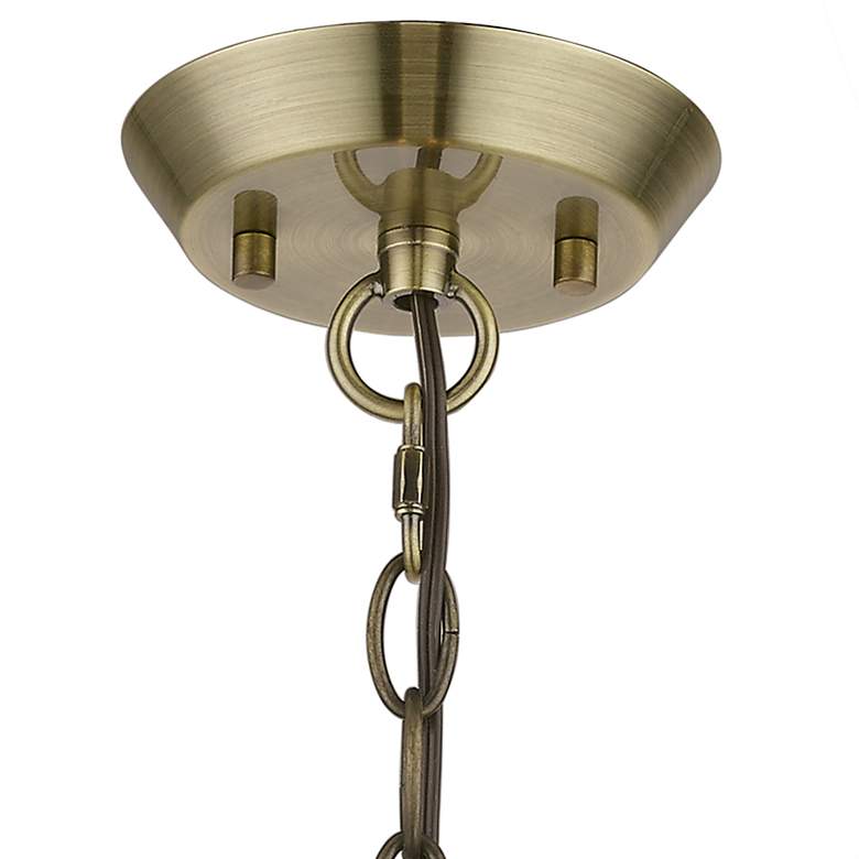 Image 6 Devone 4 Light Antique Brass Chandelier more views