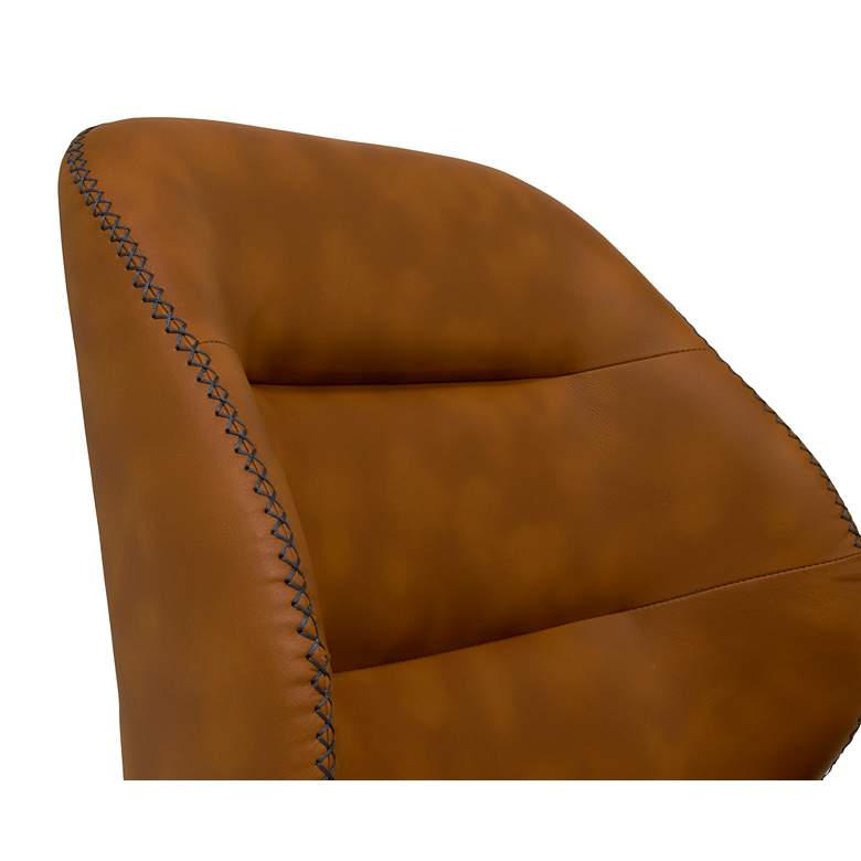 Image 4 Devonport Antique Copper Faux Leather Swivel Office Chair more views