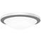 Dew 4.25"H x 18"W 1-Light Flush Mount in White