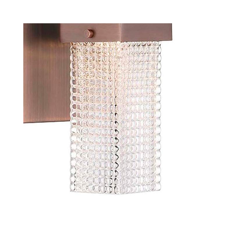 Image 2 Dewberry Lane 7 1/2" High Dark Bronze LED Bath Light more views