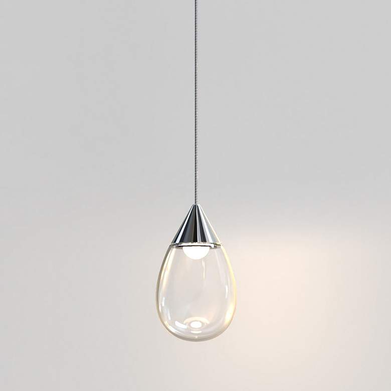 Image 1 Dewdrop LED Mini Pendant Polished Chrome