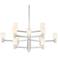 Dexter 35 1/2 Wide Polished Aluminum 15-Light Chandelier