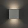 1_Dexter 5 1/2" High White 2-Light LED Outdoor Wall Light
