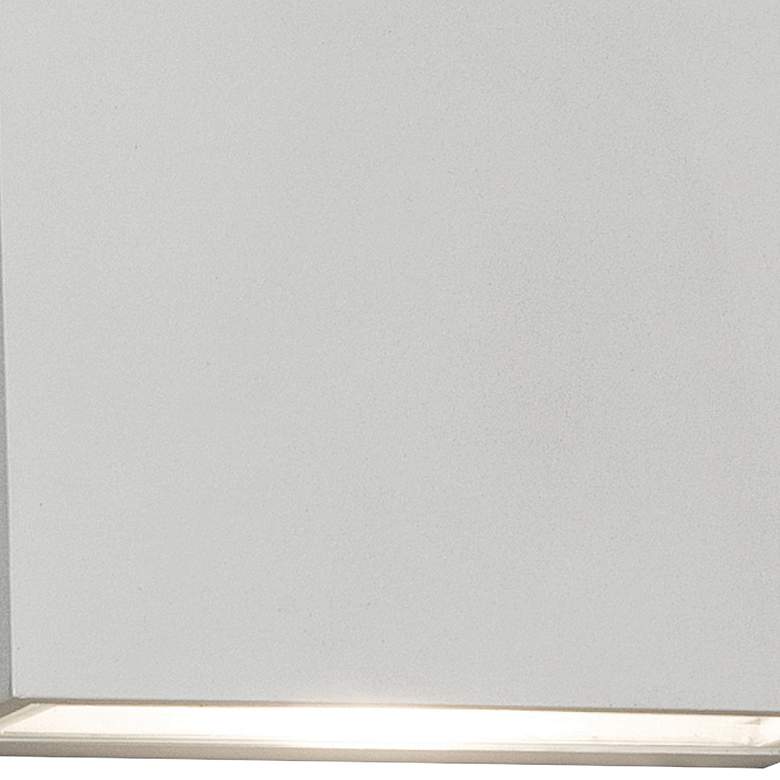 Image 3 Dexter 5 1/2" High White 2-Light LED Outdoor Wall Light more views