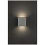 3_Dexter 5 1/2" High White 2-Light LED Outdoor Wall Light more views