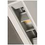 2_Dexter 5 1/2"H Powder-Coated White LED Outdoor Wall Light more views