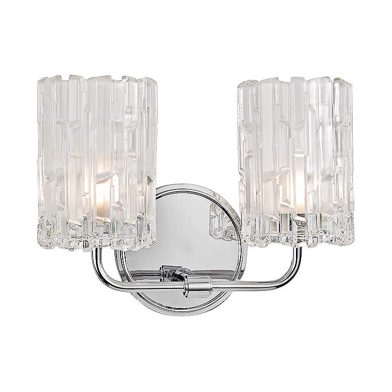 Image 1 Dexter 8 1/2 inchH 2-Light Polished Chrome Wall Sconce
