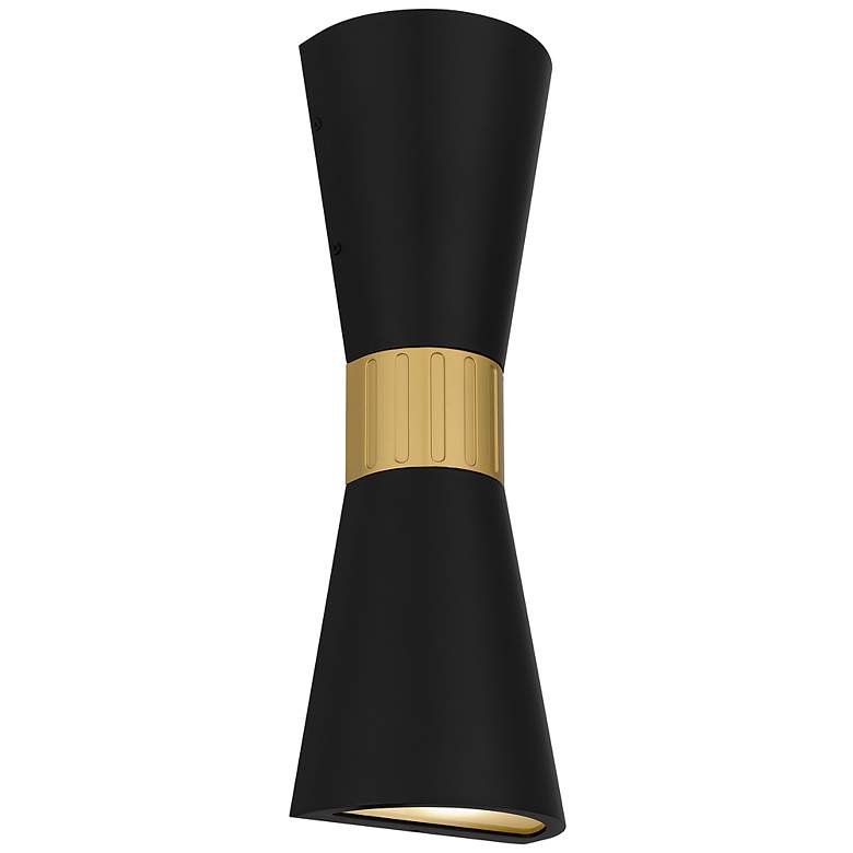Image 2 Dexter Integrated LED Matte Black Outdoor Wall Lantern