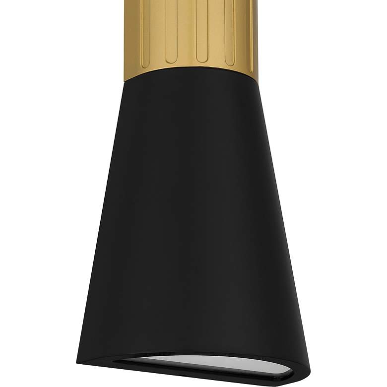 Image 5 Dexter Integrated LED Matte Black Outdoor Wall Lantern more views