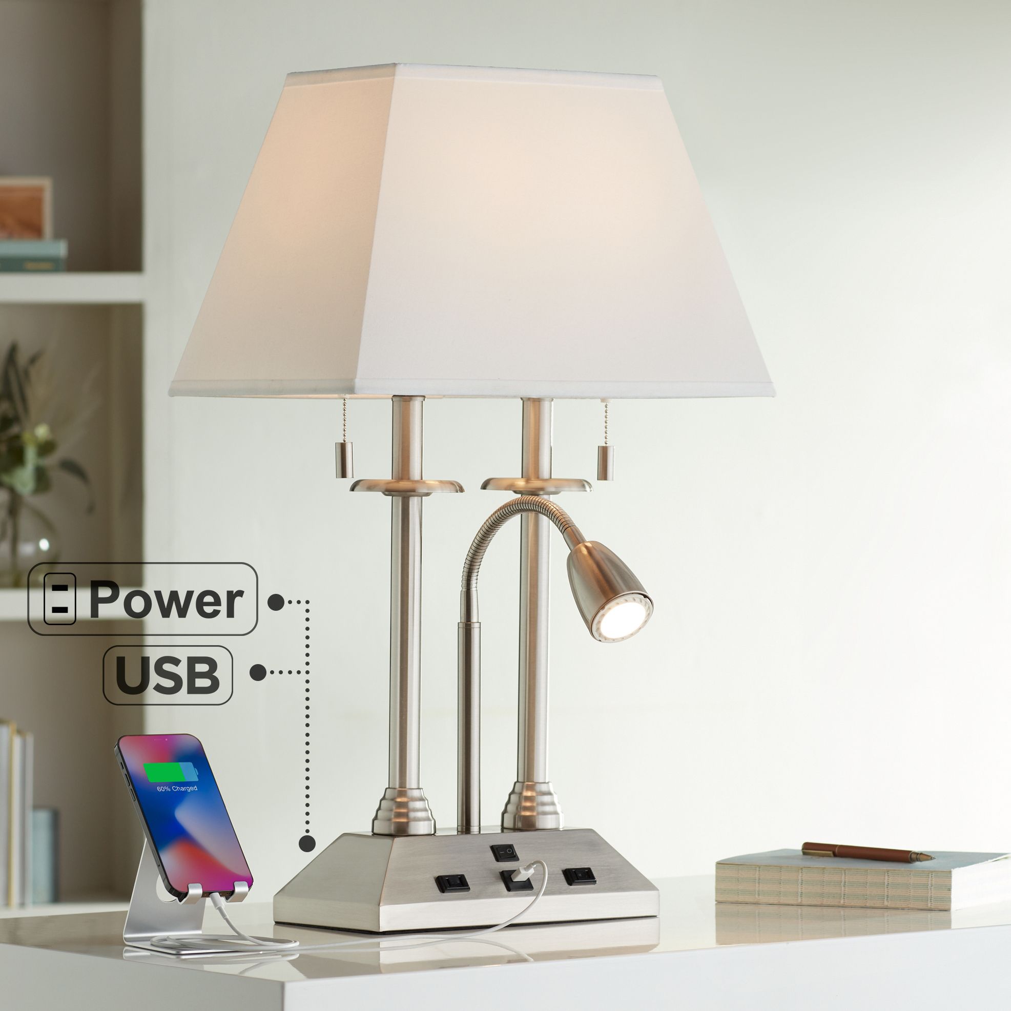 lamps with plugs and usb