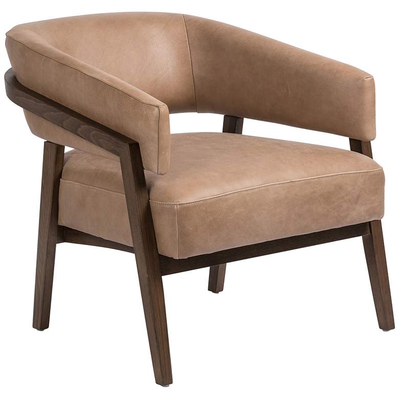 Image 1 Dexter Palermo Drift Top Grain Leather Accent Chair