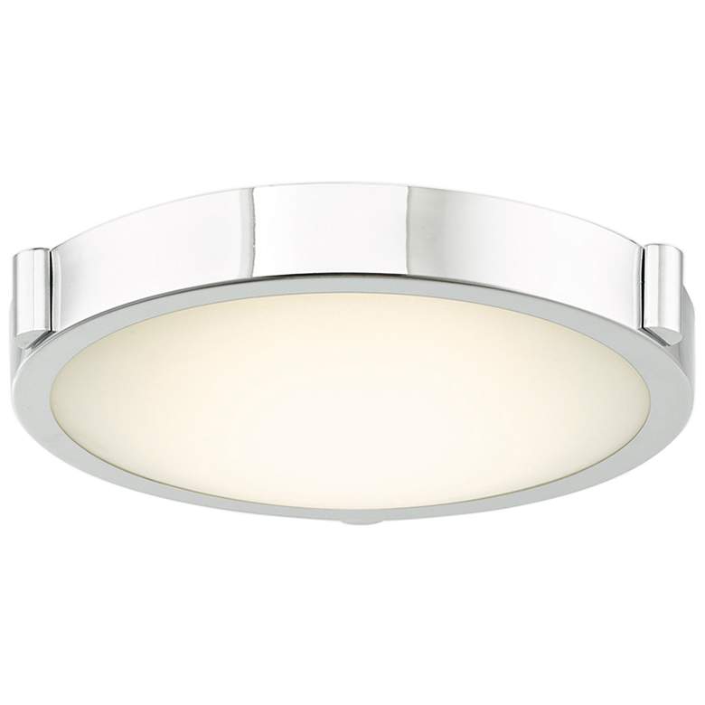 Image 2 dHalo 11" Wide Chrome Finish Modern LED Ceiling Light