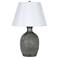Dhurrie 33" High Reactive Dark Green Table Lamp