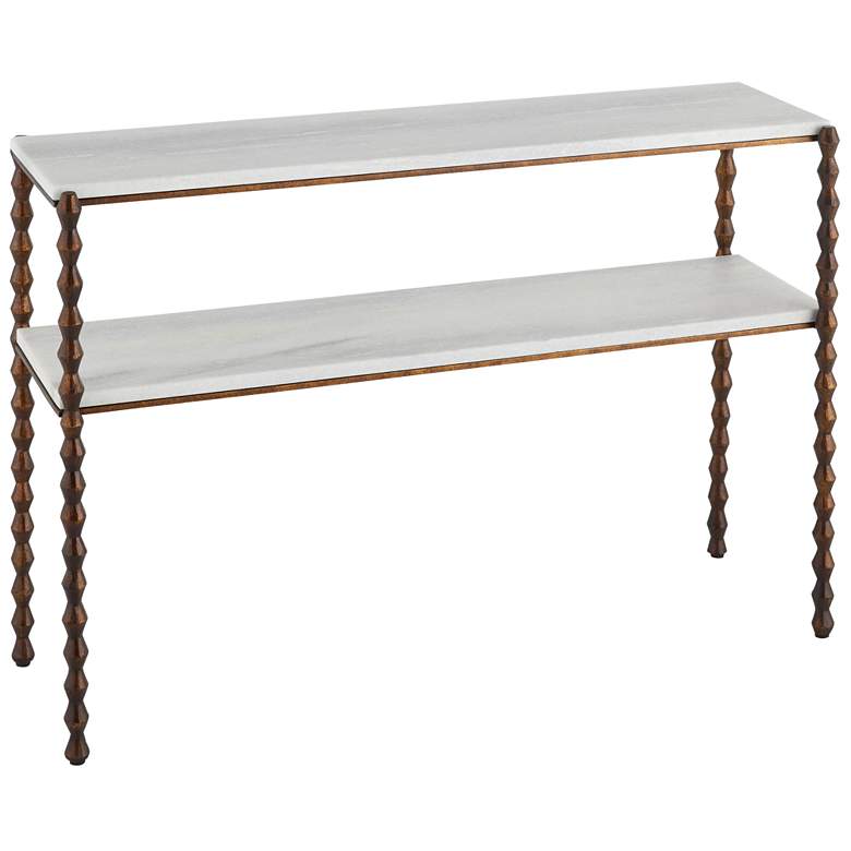 Image 1 Diamante Console Table - Antique Bronze