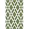 Diamante Green Handmade Indoor-Outdoor Rug
