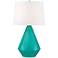 Diamante Turquoise Table Lamp