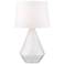 Diamante White Table Lamp