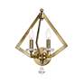4_Diamond 2 Light Antique Brass Wall Sconce more views