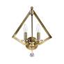 6_Diamond 2 Light Antique Brass Wall Sconce more views