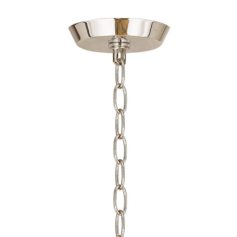 Image 3 Diamond 25" Wide Polished Nickel 6-Light Chandelier more views