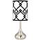 Diamond Chain Giclee Droplet Table Lamp