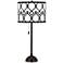 Diamond Chain Giclee Glow Tiger Bronze Club Table Lamp