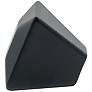 Diamond Matte Black Metal 1 1/2" Wide Cabinet Knob