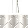 2_Diamond Maze Giclee 24" Wide 4-Light Pendant Chandelier more views