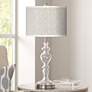 Thumbnail1 of Diamond Maze Giclee Apothecary Clear Glass Table Lamp
