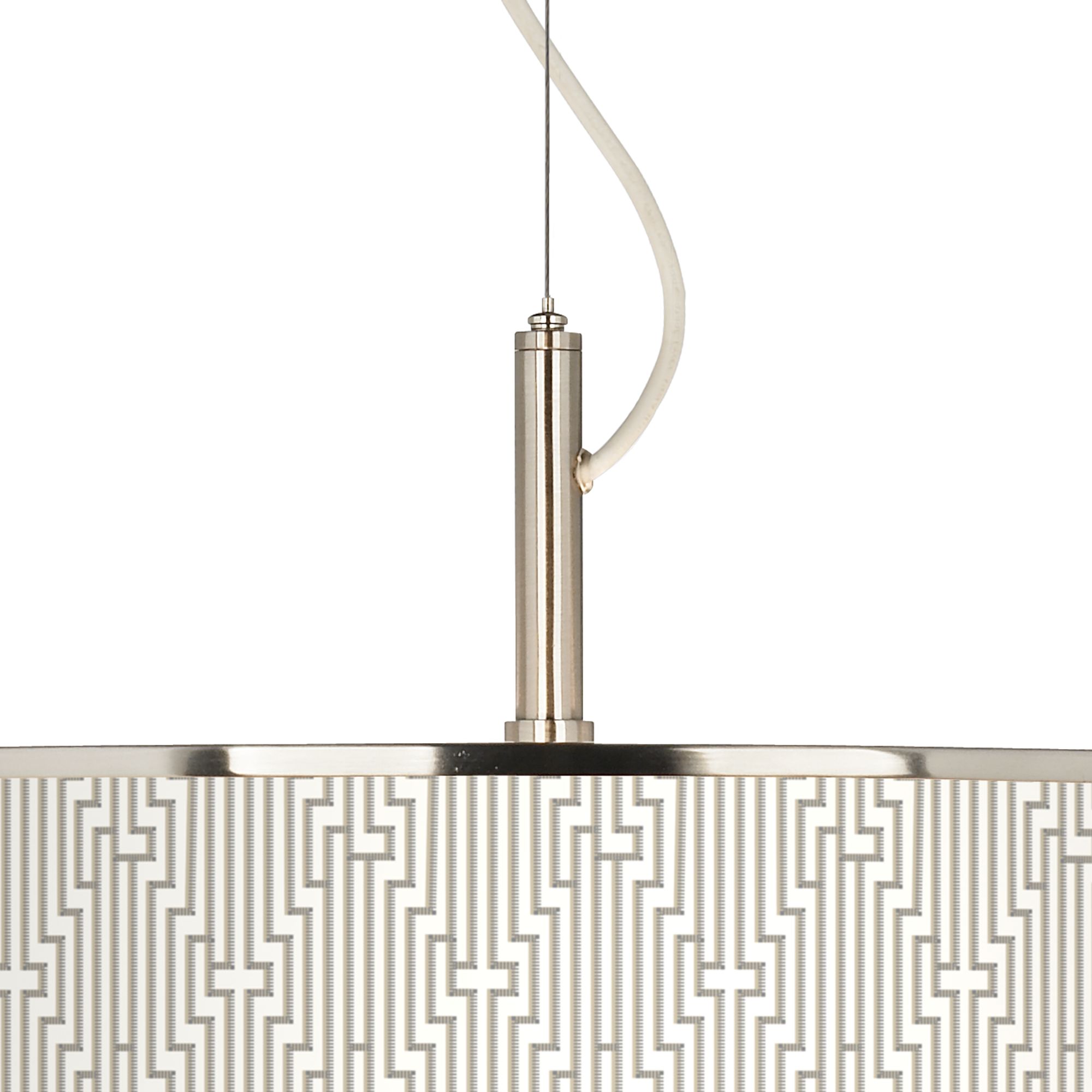 Image 2 Diamond Maze Giclee Glow 20" Wide Pendant Light more views