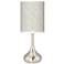 Diamond Maze Giclee Modern Droplet Table Lamp