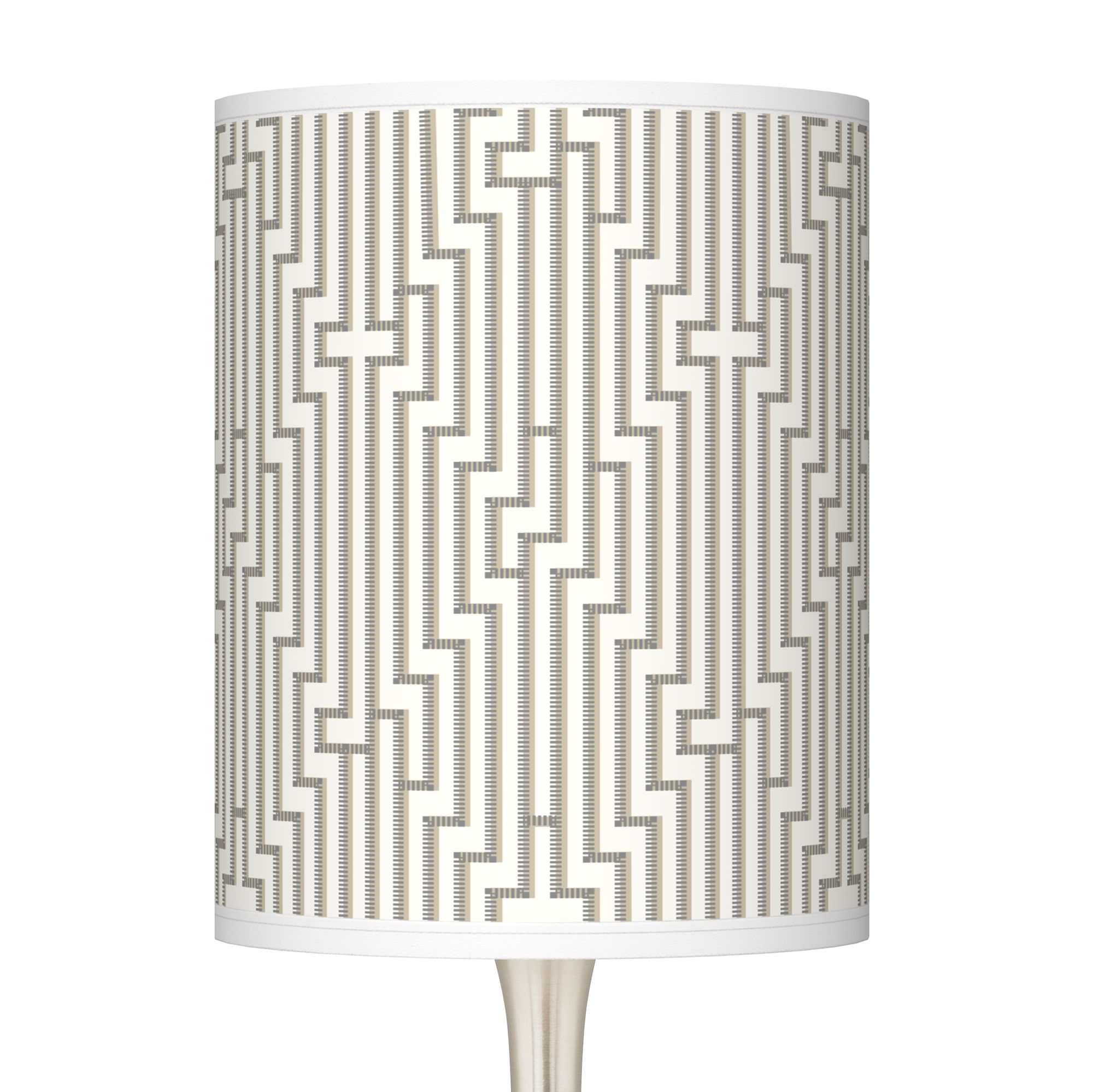 Image 3 Diamond Maze Giclee Modern Droplet Table Lamp more views