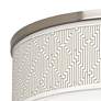 Thumbnail2 of Diamond Maze Giclee Nickel 20 1/4" Wide Ceiling Light more views