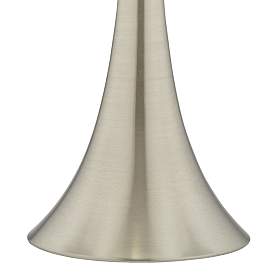 Image3 of Diamond Maze Trish Brushed Nickel Touch Table Lamps Set of 2 more views
