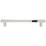 Diamond Polished Nickel Metal 14 3/4" Wide Appliance Pull