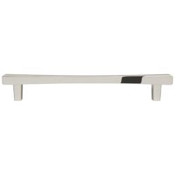 Diamond Polished Nickel Metal 14 3/4" Wide Appliance Pull
