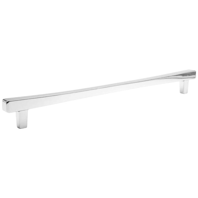 Image 1 Diamond Polished Nickel Metal 20 3/4" Wide Appliance Pull