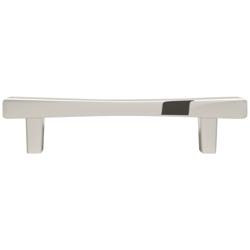 Diamond Polished Nickel Metal 5 1/2" Wide Cabinet Pull