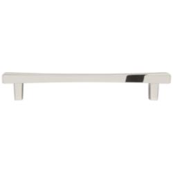 Diamond Polished Nickel Metal 7 1/2" Wide Cabinet Pull