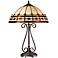 Diamond Ring Copper Tiffany Style Table Lamp
