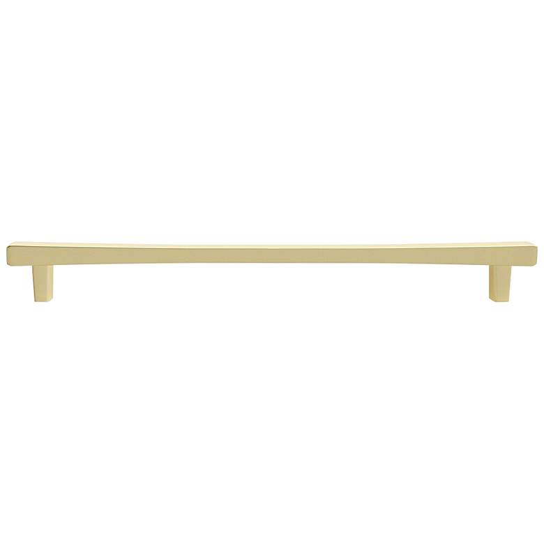 Image 1 Diamond Satin Brass Metal 20 3/4" Wide Appliance Pull