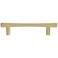Diamond Satin Brass Metal 5 1/2" Wide Cabinet Pull