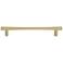 Diamond Satin Brass Metal 7 1/2" Wide Cabinet Pull