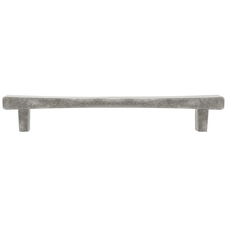 Image 1 Diamond Weathered Nickel Metal 7 1/2" Wide Cabinet Pull