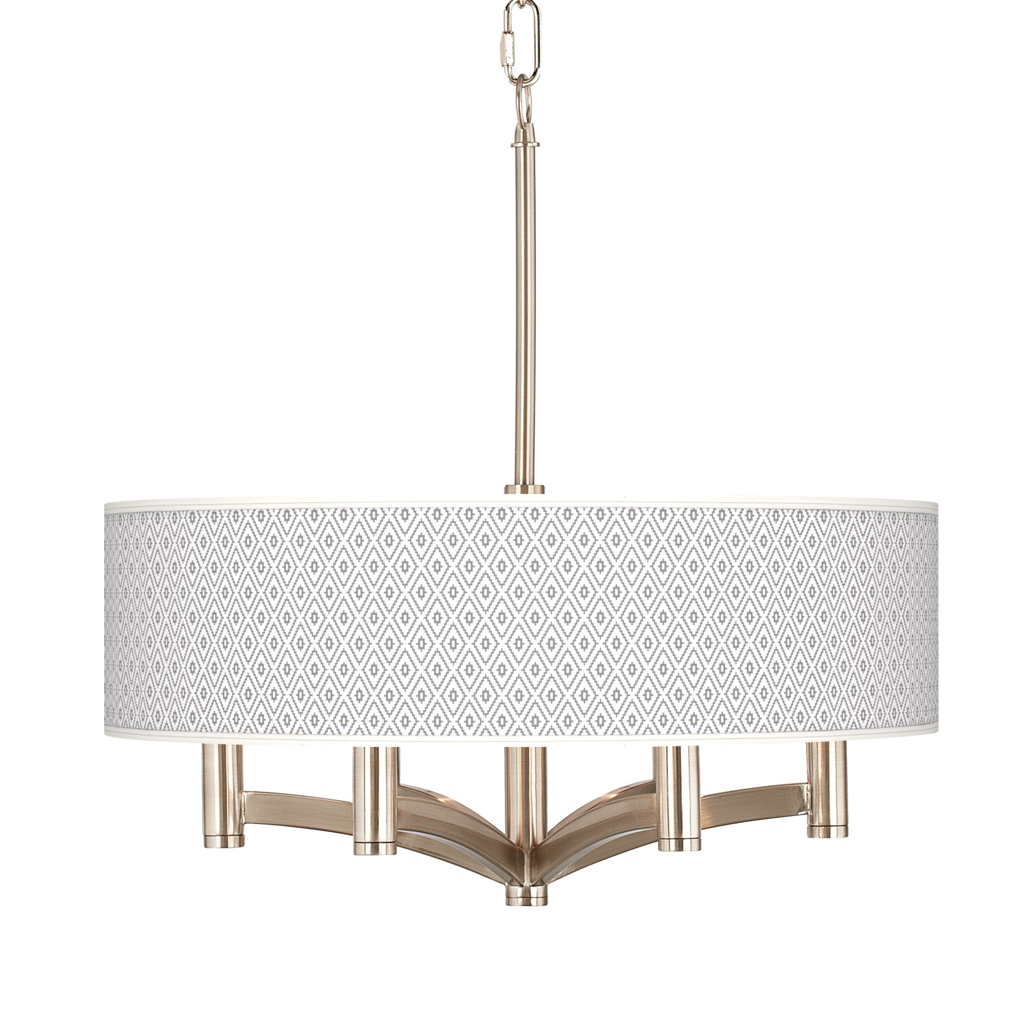 Diamonds Ava 6 Light Nickel Pendant Chandelier